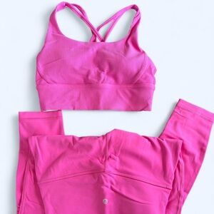 NWOT LULULEMON🩷BARBIE PINK WORKOUT SET